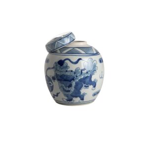 Буркан Flower Pot Round S Fu Dog