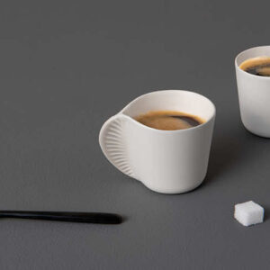 ЧАШИ ЗА КАФЕ TASSE MORPHOSE PEARL GREY X 2