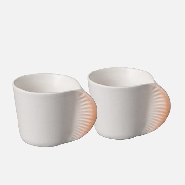 ЧАШИ ЗА КАФЕ TASSE MORPHOSE CORAL X 2