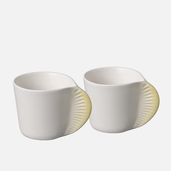 ЧАШИ ЗА КАФЕ TASSE MORPHOSE MIMOSA YELLOW X 2