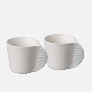 ЧАШИ ЗА КАФЕ TASSE MORPHOSE PEARL GREY X 2