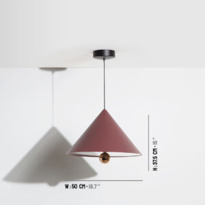 ПЕНДАНТ CHERRY LED BROWN RED LARGE