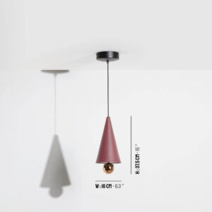 ПЕНДАНТ CHERRY LED BROWN RED SMALL
