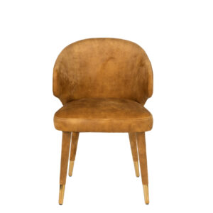 Стол Lunar Velvet Ochre Dutchbone