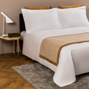 Одеяло Tuileries Ivory/Camel