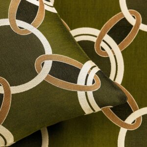 Декоративна възглавница Luxury Chains Aloe/Savage Beige