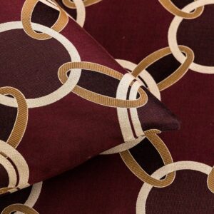 Декоративна възглавница Luxury Chains Amaryllis/Camel