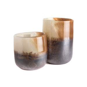 Кашпа Burned Colors Round Planter Pot M