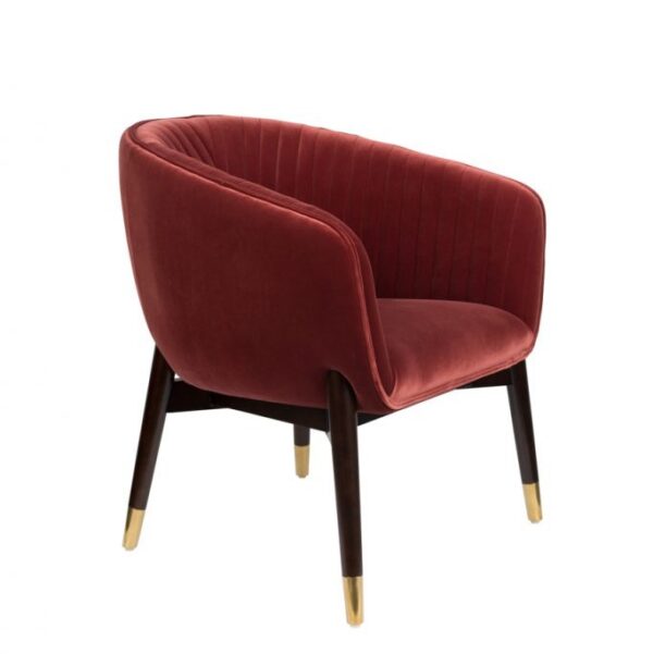 КРЕСЛО DOLLY BURGUNDY DUTCHBONE