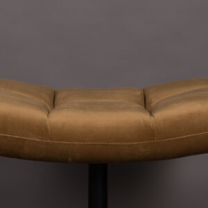 Табуретка Bar Velvet Hocker Golden Brown Dutchbone