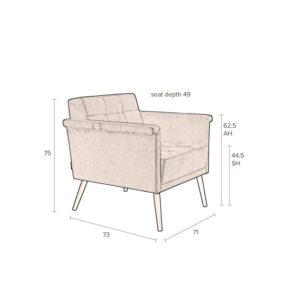 Кресло Sir William Vintage Camel Dutchbone