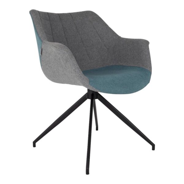 СТОЛ DOULTON ARMCHAIR BLUE ZUIVER