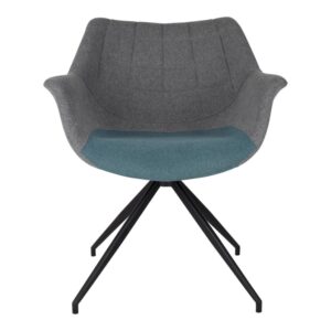 СТОЛ DOULTON ARMCHAIR BLUE ZUIVER