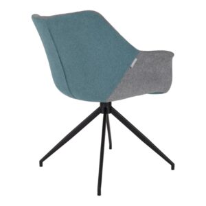СТОЛ DOULTON ARMCHAIR BLUE ZUIVER