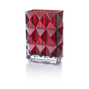 Ваза Louxor Rectangular Red Baccarat