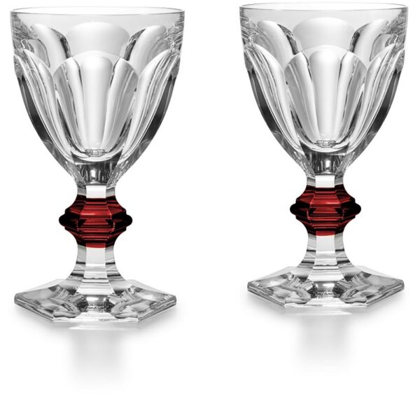 Чаши Harcourt 1841 Water Red сет 2 броя Baccarat