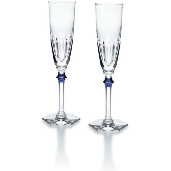 чаши за шампанско baccarat harcourt eve flute blue x2