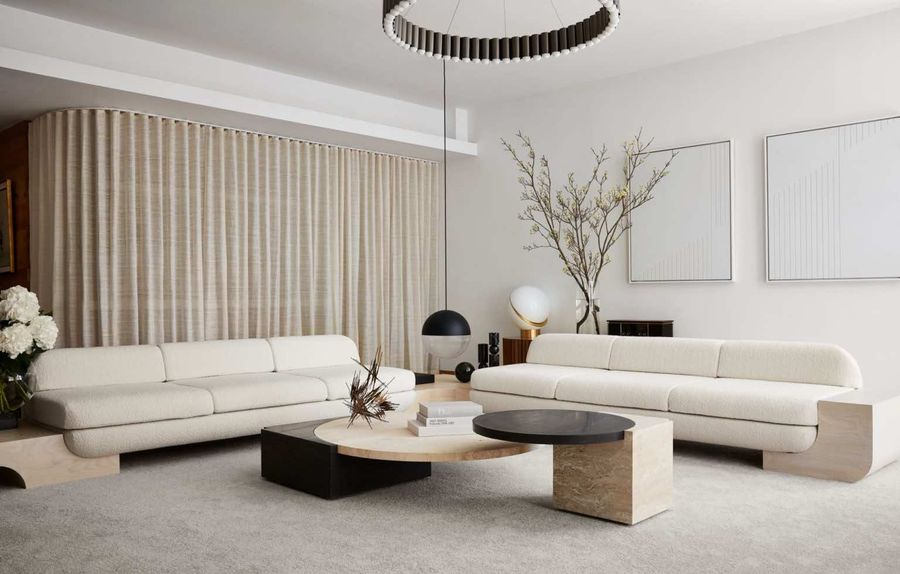 Elegant Living Тенденции в меката мебел за всекидневната за 2021 година 