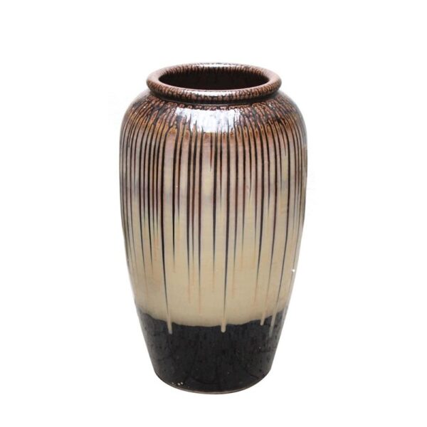 Ваза Round Jar Brown Run