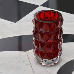 Ваза Louxor Round M Red Baccarat