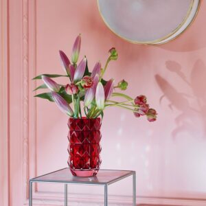 Ваза Louxor Round M Red Baccarat