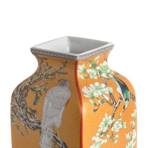 Ваза Square Chinese Art Yellow S