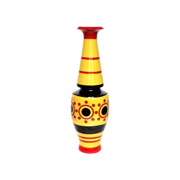 Ваза Long Yellow Black Rounds
