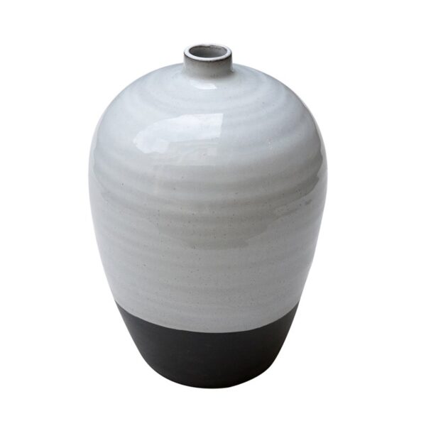 Ваза Round LS Bicolour Black & White