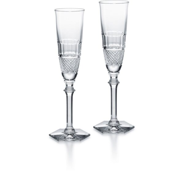 чаши за шампанско baccarat diamant flute сет 2 броя