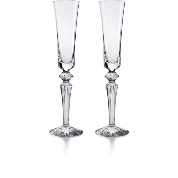 Чаши за шампанско Mille Nuits Flutissimo Clear сет 2 броя Baccarat