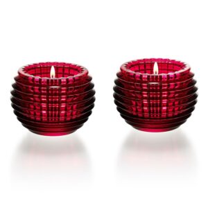 Свещници Eye Votive Red сет 2 броя Baccarat
