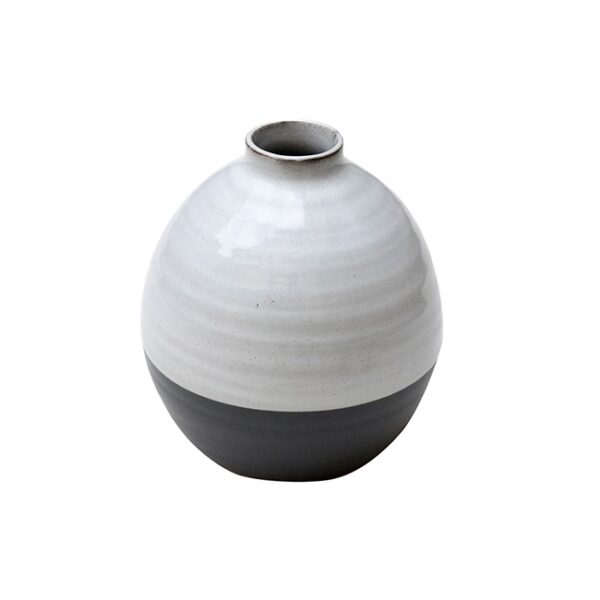 Ваза Pear SS Bicolour Black & White