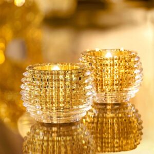 Свещници Eye Votive Gold сет 2 броя Baccarat