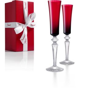 Чаши за шампанско Mille Nuits Flutissimo Red сет 2 броя Baccarat