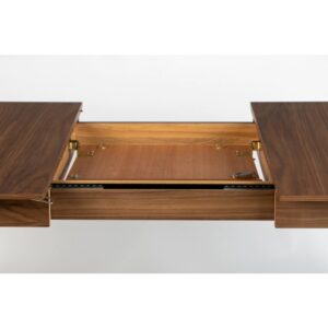Маса Glimps 120/162x80 Walnut Zuiver