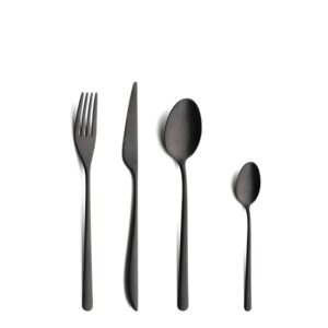 Прибори за хранене Icon Matte Black Cutipol
