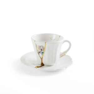 Чаша за кафе Kintsugi Flower Seletti