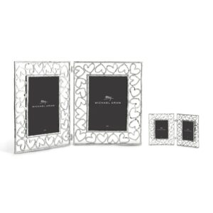 Рамка за снимка Heart Silver Hinged 5x7