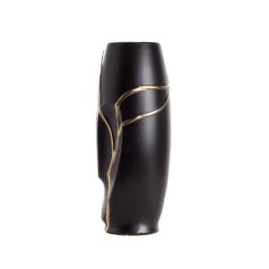 Ваза Maoi Kintsugi Effect Black L