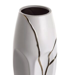 Ваза Maoi Kintsugi Effect White L