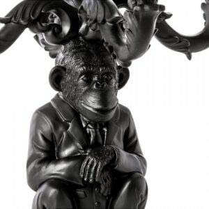 Свещник Burlesque Chimp Black Seletti