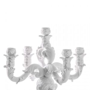 Свещник Burlesque Chimp White Seletti