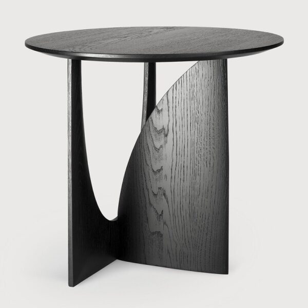 Помощна маса Oak Geometric Black