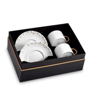 Чаши за чай Haas Mojave White Gold сет 2 броя