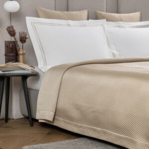 Покривка за легло Luxury Herringbone Savage Beige