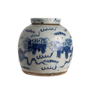 Буркан Ginger Pot Decor Fu Dog