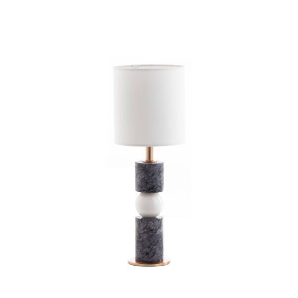 Настолна лампа Perforated Totem Blue & White