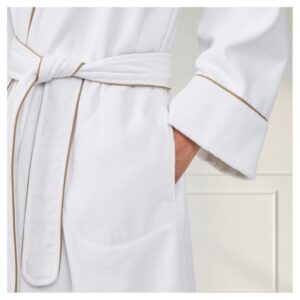 Халат за баня Continental White/Licorice Extra Large