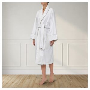 Халат за баня Continental White/Licorice Extra Large