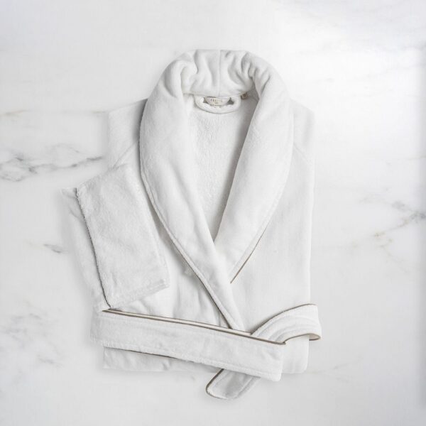Халат за баня Continental White/Licorice Extra Large